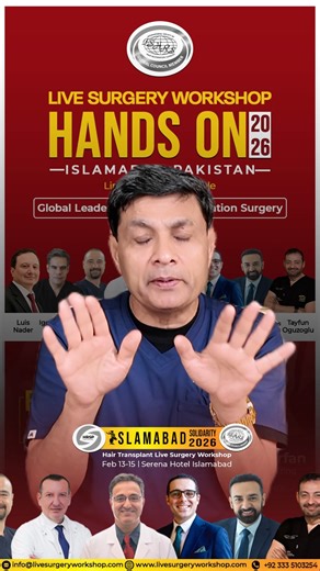 Special Message for Doctors by Dr. Rana Irfan Join us at the Islamabad Live Surgery Workshop where international faculty will deliver expert presentations and live surgical demonstrations bringing global techniques directly to your operating room practice. Enhance your skills, learn advanced protocols, and observe real-time procedures by renowned foreign experts. 👉 Register now and secure your seat with international mentors! 923335103254 livesurgeryworkshop.com #IslamabadLiveSurgeryWorkshop #D