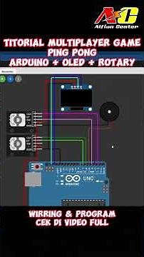 TUTORIAL GAME PING PONG ARDUINO WOKWI #wokwi #arduinoproject #coding #game #development #gamedev