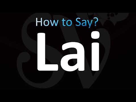 How to Pronounce Lai (CORRECTLY!)