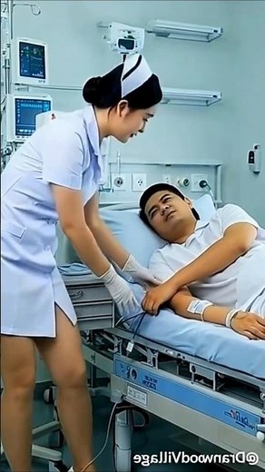 Beautiful Nurse's Skills in Comforting Patients - ASMR Rain Sounds 😘 #relaxing #nurse #rainsounds