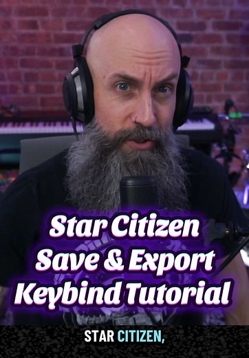 Star Citizen keybind save and export tutorial. This works for joysticks, game pads, keyboard and mouse, any controls you might set up for the game. I hope this tutorial helps you. If you need any more specific help, put a question in the comments. This is currently the way to do this as of star citizen Alpha patch 4.5 #st#starcitizeni#tipsandtricksa#gamingt#streamer