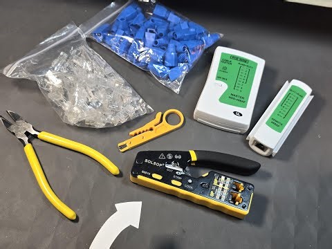 Why I Am Happy I Bought This Solid Cat 6 Cable Tester and Crimping Tool