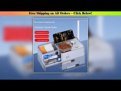 New 3 in 1 Automatic Cigarette Rolling Machine Electric Cigarette Maker Smart Sensing Injector