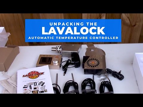 Unpacking the LavaLock 4 probe Automatic BBQ Controller and Basic Installation on Oklahoma Joe
