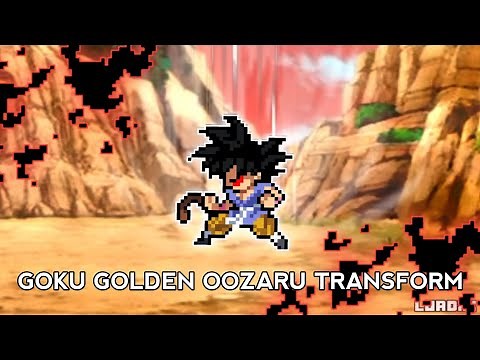 Goku Golden Oozaru Transformation | Sprite animation