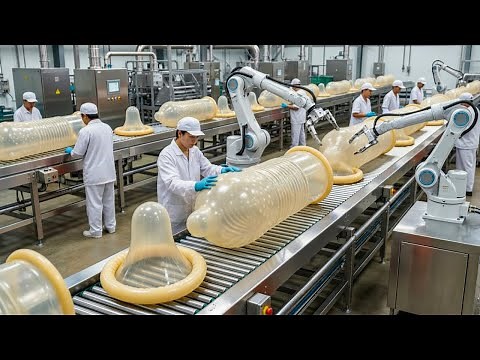 【工場見学】何億個ものコンドームはこうして作られる｜ゴムの樹液から製品化までの巨大工場の裏側