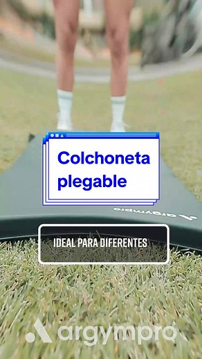 Colchoneta Plegable Ideal para Entrenamiento en Casa