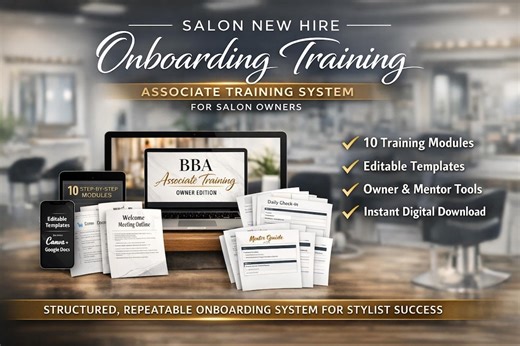 Salon New Hire Training System | Associate Onboarding Program for Salon Owners – Digital Download - Etsy Canada