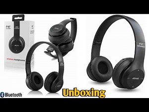 Wireless headphones P47 5.0ERD wireless unboxing | best Blutooth headphones