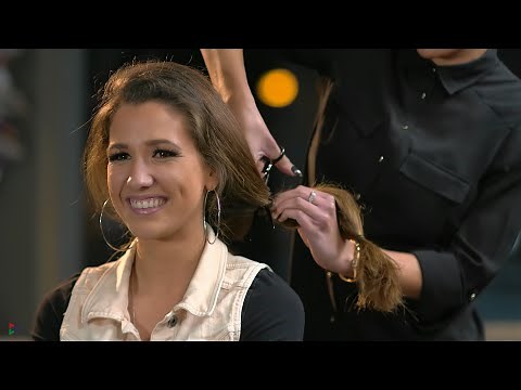 Long-haired cosplayer gets a drastic undercut pixie makeover (4K remaster and edit)