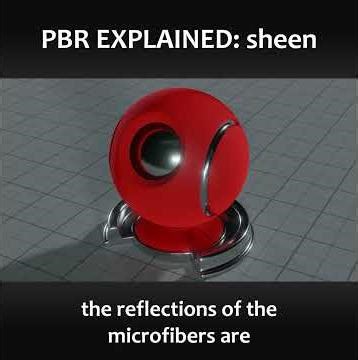 Sheen: PBR explained #blender #pbr #tutorial #unrealengine #unity