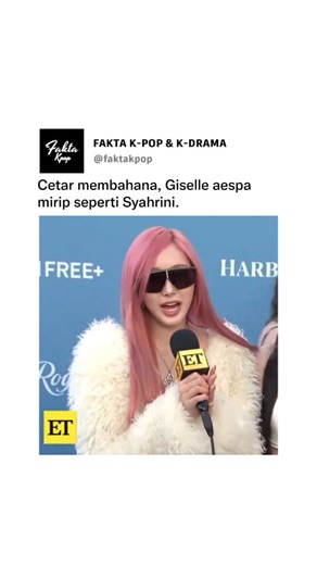 FAKTA K-POP & K-DRAMA on Instagram: "Semua akan mami Syahrini pada akhirnya 😭 ©kinderj0yzs https://vt.tiktok.com/ZSrBXjwom/ ✨ Follow @faktakpop & @faktaseries: Too much information of K-Pop & K-Drama 🖤 #Giselle #aespa #Faktaaespa #Syahrini #Kpop #FaktaKpop"