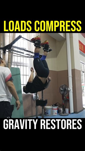 Kyle Evans │ Olympic Weightlifting Specialist │ Crossfit Coach on Instagram: "You load your spine every time you lift — squats, pulls, presses. But most lifters never unload it. Inversion work lets gravity do what recovery tools can’t: decompress your spine, release tension, and restore posture. No fancy setup needed — just hang, breathe, and let gravity do the work. Coaching spots are open — DM “LIFT” to start your program."