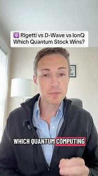 ⚛️ Rigetti vs D-Wave vs IonQ - Quantum Computing Stock Breakdown