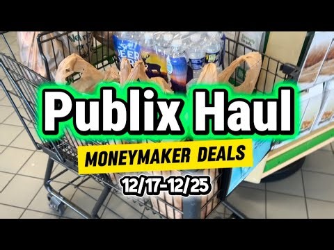 Publix Haul + Cheap & Moneymaker Deals 12/17-12/25