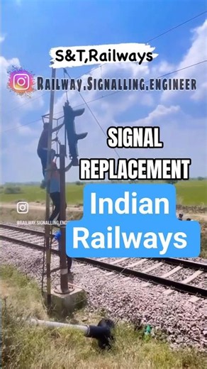 Signal Pole,Unit and base replacement.