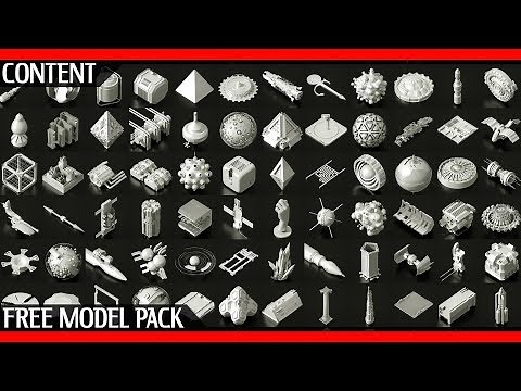 TFMSTYLE Free Asset Pack | 200 + Obj models by The French Monkey & Observerdoel | Download