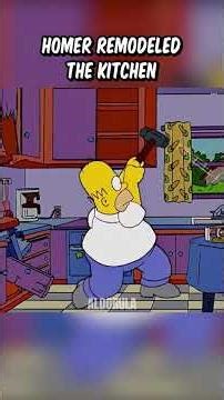 Homer Remodeled the kitchen #thesimpsons