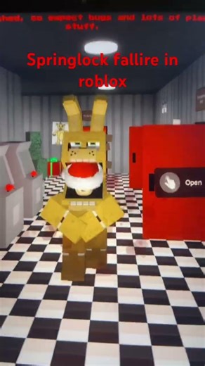 Spring lock failure in roblox #roblox #fnaf