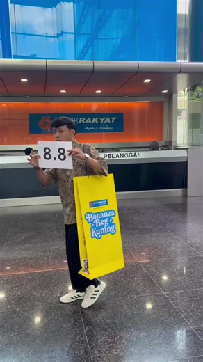 8.8 hari ini! Dah ready nak shopping di TikTok Shop?🛒✨ Kempen Bonanza Beg Kuning menawarkan 2% rebat tunai tambahan jika anda berbelanja di TikTok Shop dengan Kad Kredit-i Bank Rakyat pada tarikh 8.8. Selain itu, 5% rebat tunai juga diberikan sepanjang tempoh kempen dan peluang menangi RM40 e-baucar bagi pengguna yang mendaftar and berbelanja guna Kad Kredit-i Bank Rakyat di TikTok Shop. Jangan lepaskan peluang! *Tertakluk pada terma & syarat. #BankPilihanAnda #BankRakyat #UntukSemua #HebatkanP