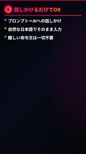 初めてのプロンプトと基本コマンド一覧 #Shorts