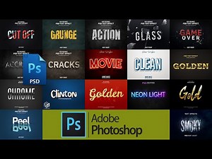 Full Editable 3D Text Effect Photoshop PSD File Part 02 | Tutorial How To Edit PSD