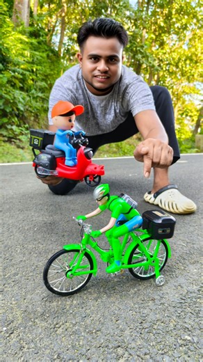 Green Cycle and Rc Delivery Boy Scooter 🛵 Dekho 🔥