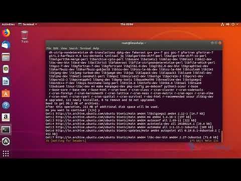 How To Install R on Ubuntu 18.04