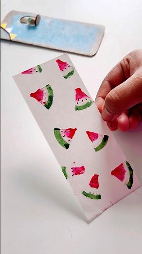 Easy Watermelon Bookmark Hack 🍉