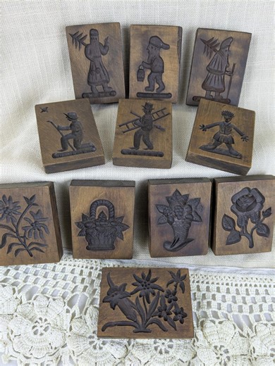 Vintage Swiss Springerle Molds for Holiday Baking - Etsy