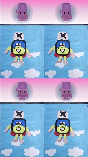 I made Sprunki Alphablocks 'X' from clay