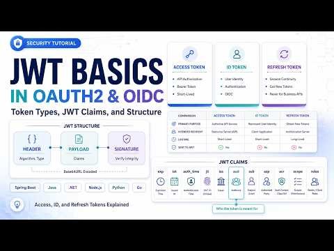 Access Tokens, ID Tokens, Refresh Tokens and JWT Claims Explained | OAuth2 & OIDC Guide