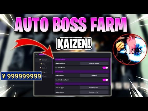 KAIZEN SCRIPT *NO KEY* AUTO FARM BOSS, MAX LVL FAST, CHEST LEGENDARY & MORE 💸✅