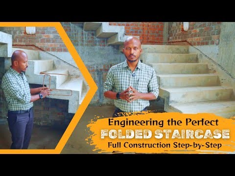How to Plan Luxury Folded Staircase Construction | Full Step-by-Step Planning & Execution Explained