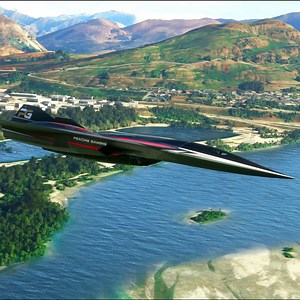 313K views · 2.2K reactions | SR-72 Hypersonic From Microsoft Flight Simulator Taking Off From Runway | Survival Gaming King | Facebook