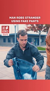 71K views · 423 reactions | Man robs stranger using fake pants | DramatizeMe | Facebook