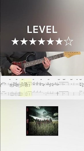 Slipknot - Dead Memories (guitar solo cover with tabs & chords)