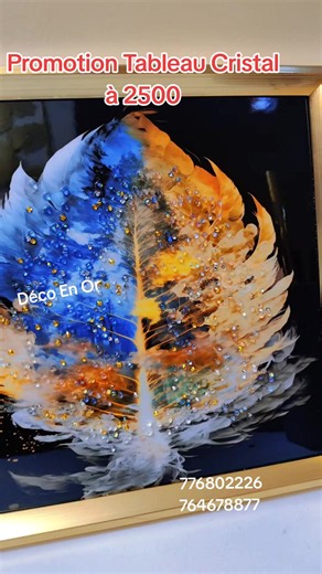 Tableau cristal #tableau #decorationinterieur #decoration #interiordesign #capcut