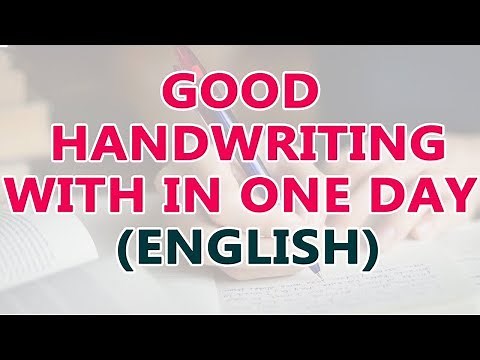 Good Handwriting with In One Day | How to Improve Handwriting | Easy Ways to Improve Handwriting |