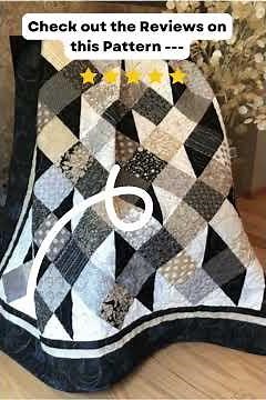 A Favorite Quick and Easy Scrap Quilt Pattern to Download the Serene Quilt Pattern #shorts