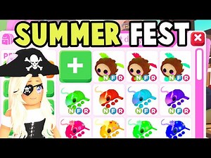 Getting EVERY NEON SUMMERFEST WEEK 2 PET in ADOPT ME!