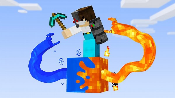 Minecraft, but it's on 1 elemental block