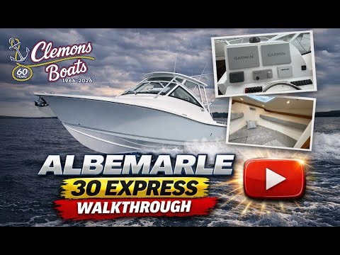 This 30-Foot Boat Is Built for ROUGH Water Fishing (Albemarle 30 Express Walkthrough)