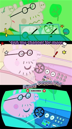 Peppa - Uh-Oh! Daddy Pig Pushed The Wrong Button! 🐷🔘😱 [Sponsored By Klasky Csupo Effects]