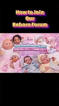 How to JOIN Our REBORN DOLL FORUM! (step-by-step)