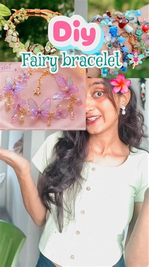 Fairy Bracelet DIY🧚💖#diy #DIYBracelet #FairyBracelet #HandmadeJewelry #DIYJewelry #BeadedBracelet