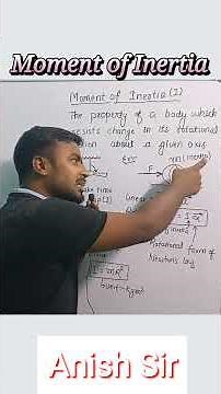 Moment of Inertia || Rotation class 11 Physics || system of particles and rotational motion class 11