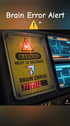 ⚠️ 7 Brain Errors You Don’t Notice in 12 Seconds! #factflare #psychologyfacts