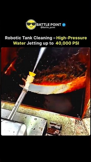 40,000 PSI Robotic Tank Cleaning – Next-Gen Industrial Cleaning Tech ⚙️