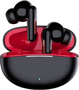 AIWA Prodigy Clear Plus TWS Earphones with ANC ENC and Wireless Charging Wireless Earbuds with Noise Cancelling, Long Lasting Battery, in Ear Headphones with Premium Sound